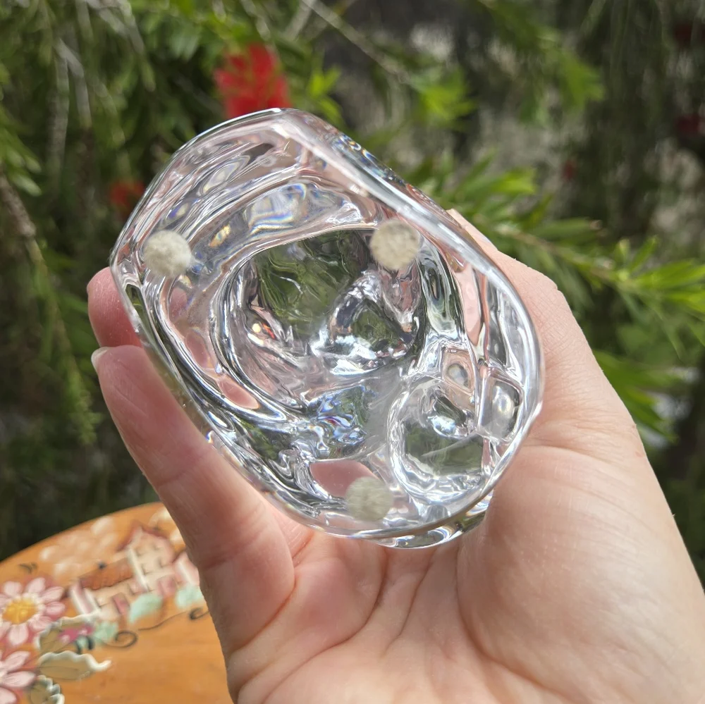 Vintage Orrefors Koala Panda‎ Bear Crystal Glass Figure Sweden Paperweight